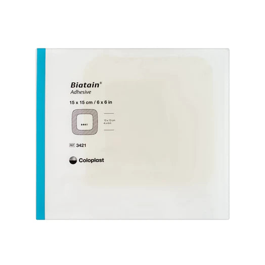 Biatain Adhesive Dressing 15cm x 15cm - Pack of 5 (Ref: 3421)