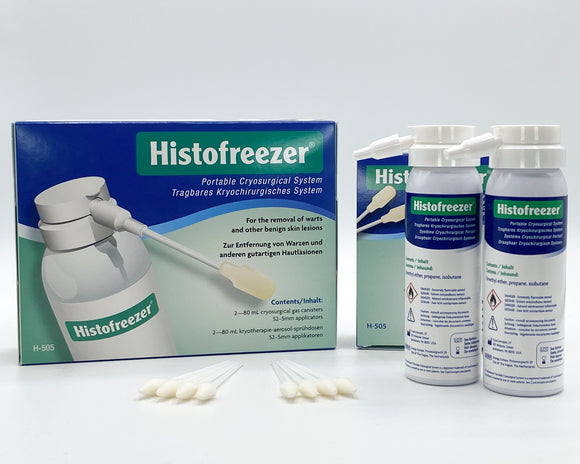 Histofreezer 5mm Applicator (2 x 80ml Cans of Croyogen & 52 x 5mm Applicators)