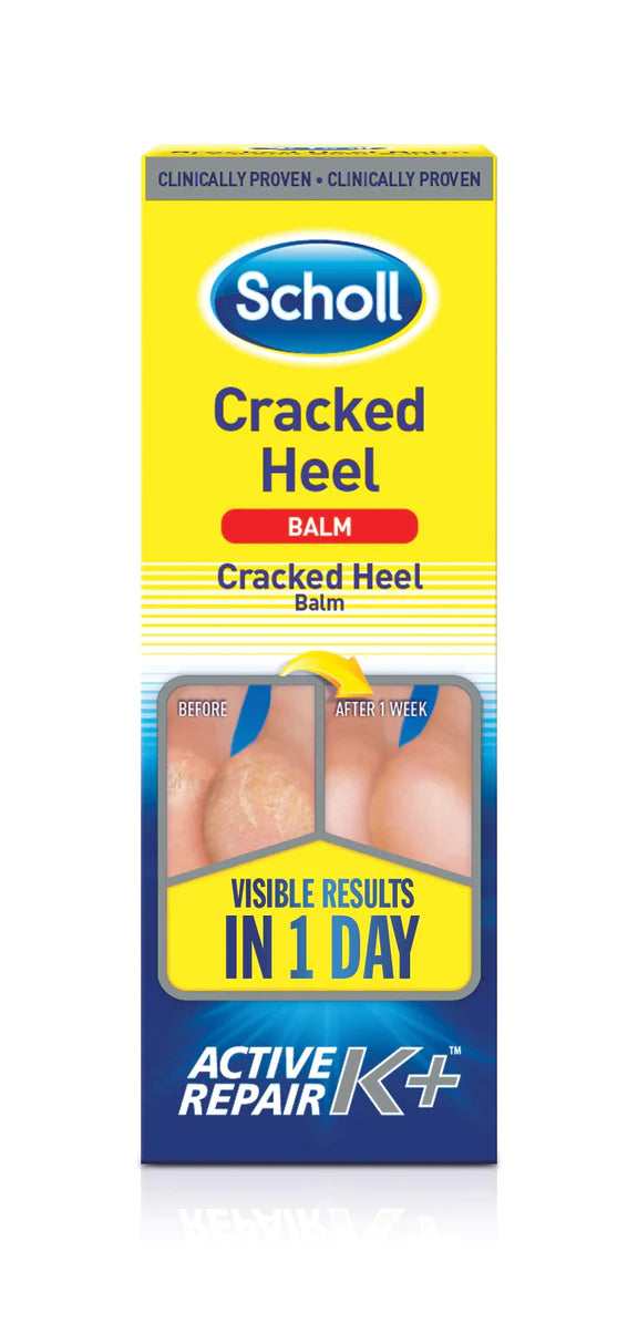 Scholl Cracked Heel Repair Balm: Active Repair K+ 60ml