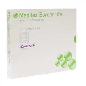 Mepilex Border Lite 15cm x 15cm - Pack of 10 Single Dressings (Ref: 281566)