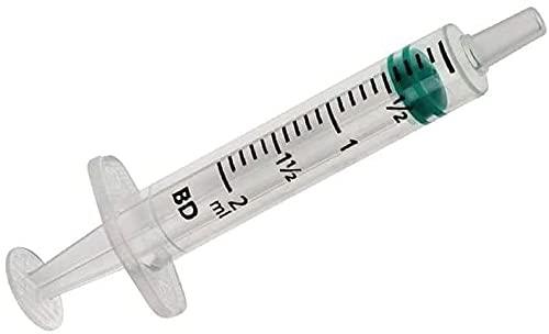 BD Emerald Hypodermic Luer Slip Concentric Syringe 2ml - Box of 100 (Ref: 307727)