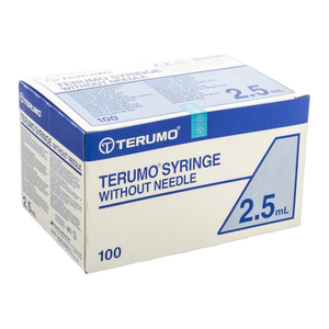 Terumo Luer Lok Concentric Syringes 2.5ml - Box of 100 (Ref: SS*02LE1)