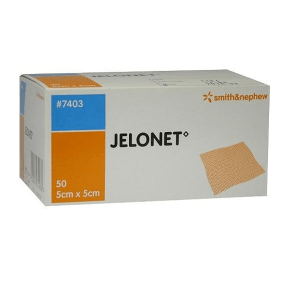 Jelonet 5cm x 5cm - Box of 50 Single Dressings (Ref: 7403)