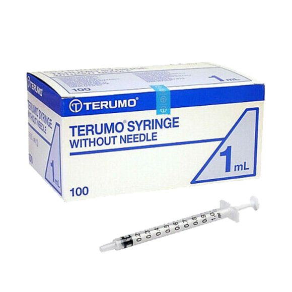 Terumo Luer Slip Concentric Syringe 1ml - Box of 100 (Ref: MDSS01SE)